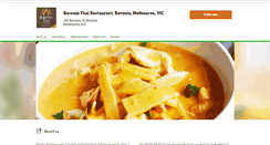 Desktop Screenshot of boroniathai.com.au